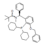 (R)-N-[(S)-[3-(Benzyloxy)-2-(dicyclohexylphosphino)phenyl](phenyl)methyl]-N,2-dimethylpropane-2-sulfinamide