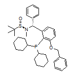 (R)-N-[(R)-[3-(Benzyloxy)-2-(dicyclohexylphosphino)phenyl](phenyl)methyl]-N,2-dimethylpropane-2-sulfinamide