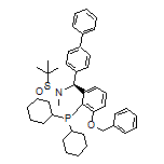 (R)-N-[(S)-[1,1’-Biphenyl]-4-yl[3-(benzyloxy)-2-(dicyclohexylphosphino)phenyl]methyl]-N,2-dimethylpropane-2-sulfinamide