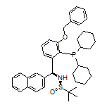 (R)-N-[(S)-[3-(Benzyloxy)-2-(dicyclohexylphosphino)phenyl](naphthalen-2-yl)methyl]-2-methylpropane-2-sulfinamide