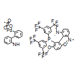 Methanesulfonato(2-bis(3,5-di(trifluoromethyl)phenylphosphino)-3,6-dimethoxy-2’,6’-bis(dimethylamino)-1,1’-biphenyl )(2’-methylamino-1,1’-biphenyl-2-yl)palladium(II)