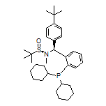 (R)-N-[(S)-[4-(tert-Butyl)phenyl][2-(dicyclohexylphosphino)phenyl]methyl]-N,2-dimethylpropane-2-sulfinamide