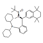 (R)-N-[(S)-[2-(Dicyclohexylphosphino)phenyl](5,5,8,8-tetramethyl-5,6,7,8-tetrahydronaphthalen-2-yl)methyl]-N,2-dimethylpropane-2-sulfinamide