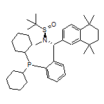 (R)-N-[(R)-[2-(Dicyclohexylphosphino)phenyl](5,5,8,8-tetramethyl-5,6,7,8-tetrahydronaphthalen-2-yl)methyl]-N,2-dimethylpropane-2-sulfinamide