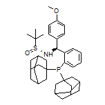 (R)-N-[(S)-[2-[Di(adamantan-1-yl)phosphino]phenyl](4-methoxyphenyl)methyl]-2-methylpropane-2-sulfinamide