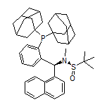 (R)-N-[(S)-[2-[Di(adamantan-1-yl)phosphino]phenyl](naphthalen-1-yl)methyl]-N,2-dimethylpropane-2-sulfinamide