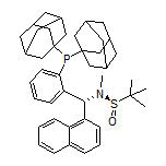 (R)-N-[(R)-[2-[Di(adamantan-1-yl)phosphino]phenyl](naphthalen-1-yl)methyl]-N,2-dimethylpropane-2-sulfinamide