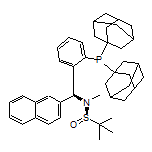 (R)-N-[(S)-[2-[Di(adamantan-1-yl)phosphino]phenyl](naphthalen-2-yl)methyl]-N,2-dimethylpropane-2-sulfinamide