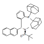 (R)-N-[(R)-[2-[Di(adamantan-1-yl)phosphino]phenyl](naphthalen-2-yl)methyl]-N,2-dimethylpropane-2-sulfinamide