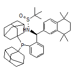 (R)-N-[(S)-[2-[Di(adamantan-1-yl)phosphino]phenyl](5,5,8,8-tetramethyl-5,6,7,8-tetrahydronaphthalen-2-yl)methyl]-2-methylpropane-2-sulfinamide