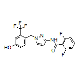 2,6-Difluoro-N-[1-[4-hydroxy-2-(trifluoromethyl)benzyl]-3-pyrazolyl]benzamide