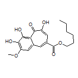 Hexyl 3,4,6-Trihydroxy-2-methoxy-5-oxo-5H-benzo[7]annulene-8-carboxylate