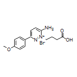 6-Amino-1-(3-carboxypropyl)-3-(4-methoxyphenyl)pyridazin-1-ium Bromide