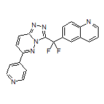 6-[Difluoro[6-(pyridin-4-yl)-[1,2,4]triazolo[4,3-b]pyridazin-3-yl]methyl]quinoline