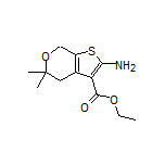 Ethyl 2-Amino-5,5-dimethyl-5,7-dihydro-4H-thieno[2,3-c]pyran-3-carboxylate