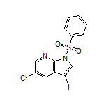 5-Chloro-3-iodo-1-(phenylsulfonyl)-7-azaindole