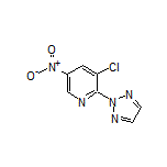 3-Chloro-5-nitro-2-(2H-1,2,3-triazol-2-yl)pyridine