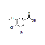 3-Bromo-4-chloro-5-methoxybenzoic Acid