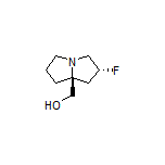 (2R,7aS)-2-Fluorohexahydro-1H-pyrrolizine-7a-methanol