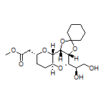 Methyl 2-[(3aR,4S,5aS,8R,9aS,9bS)-4-[(R)-1,2-Dihydroxyethyl]octahydrospiro[[1,3]dioxolo[4,5-d]pyrano[3,2-b]pyran-2,1’-cyclohexan]-8-yl]acetate