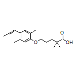 5-[2,5-Dimethyl-4-(prop-1-en-1-yl)phenoxy]-2,2-dimethylpentanoic Acid