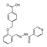 (E)-4-[[2-[(2-Isonicotinoylhydrazono)methyl]phenoxy]methyl]benzoic Acid