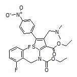 Ethyl 2-[(2,6-Difluorobenzyl)(ethoxycarbonyl)amino]-4-[(dimethylamino)methyl]-5-(4-nitrophenyl)thiophene-3-carboxylate