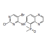 [6-[(5-Bromo-2-chloro-4-pyrimidinyl)amino]-5-quinoxalinyl]dimethylphosphine Oxide