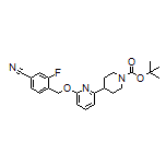 1-Boc-4-[6-[(4-cyano-2-fluorobenzyl)oxy]-2-pyridyl]piperidine