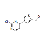 4-(2-Chloro-4-pyrimidinyl)thiophene-2-carbaldehyde