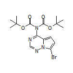 N,N-Bis(Boc)-7-bromopyrrolo[2,1-f][1,2,4]triazin-4-amine