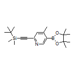 6-[(tert-Butyldimethylsilyl)ethynyl]-4-methylpyridine-3-boronic Acid Pinacol Ester