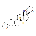 (8S,13S,14S,17R)-13-Methyl-17-(2-methyl-1,3-dioxolan-2-yl)-1,2,4,6,7,8,12,13,14,15,16,17-dodecahydrospiro[cyclopenta[a]phenanthrene-3,2’-[1,3]dioxolan]-17-ol