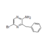 2-Amino-3-benzyl-5-bromopyrazine