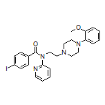 4-Iodo-N-[2-[4-(2-methoxyphenyl)-1-piperazinyl]ethyl]-N-(2-pyridyl)benzamide