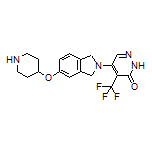 5-[5-(Piperidin-4-yloxy)isoindolin-2-yl]-4-(trifluoromethyl)pyridazin-3(2H)-one