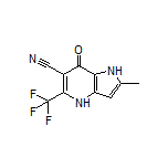 2-Methyl-7-oxo-5-(trifluoromethyl)-4,7-dihydro-4-azaindole-6-carbonitrile