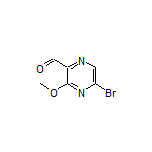 5-Bromo-3-methoxypyrazine-2-carbaldehyde