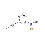 2-(1-Propynyl)pyridine-4-boronic Acid