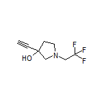 3-Ethynyl-1-(2,2,2-trifluoroethyl)pyrrolidin-3-ol