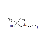 3-Ethynyl-1-(2-fluoroethyl)pyrrolidin-3-ol