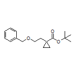 tert-Butyl 1-[2-(Benzyloxy)ethyl]cyclopropanecarboxylate