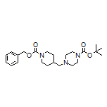 1-Boc-4-[(1-Cbz-4-piperidyl)methyl]piperazine