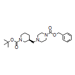 (S)-1-Cbz-4-[(1-Boc-3-piperidyl)methyl]piperazine