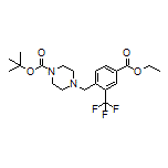 1-Boc-4-[4-(ethoxycarbonyl)-2-(trifluoromethyl)benzyl]piperazine