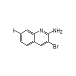 3-Bromo-7-iodoquinolin-2-amine