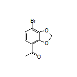 1-(7-Bromobenzo[d][1,3]dioxol-4-yl)ethanone