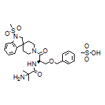 (R)-2-Amino-N-[3-(benzyloxy)-1-[1-(methylsulfonyl)spiro[indoline-3,4’-piperidin]-1’-yl]-1-oxopropan-2-yl]-2-methylpropanamide Methanesulfonate