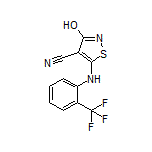 3-Hydroxy-5-[[2-(trifluoromethyl)phenyl]amino]isothiazole-4-carbonitrile