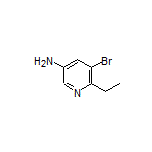 3-Amino-5-bromo-6-ethylpyridine